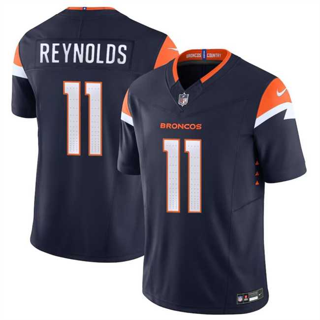 Men & Women & Youth Denver Broncos #11 Josh Reynolds Navy 2024 F.U.S.E. Alternate Vapor Limited Stitched Jersey,We sell and wholesale Men & Women & Youth Denver Broncos #11 Josh Reynolds Navy 2024 F.U.S.E. Alternate Vapor Limited Stitched Jersey on line form chian!